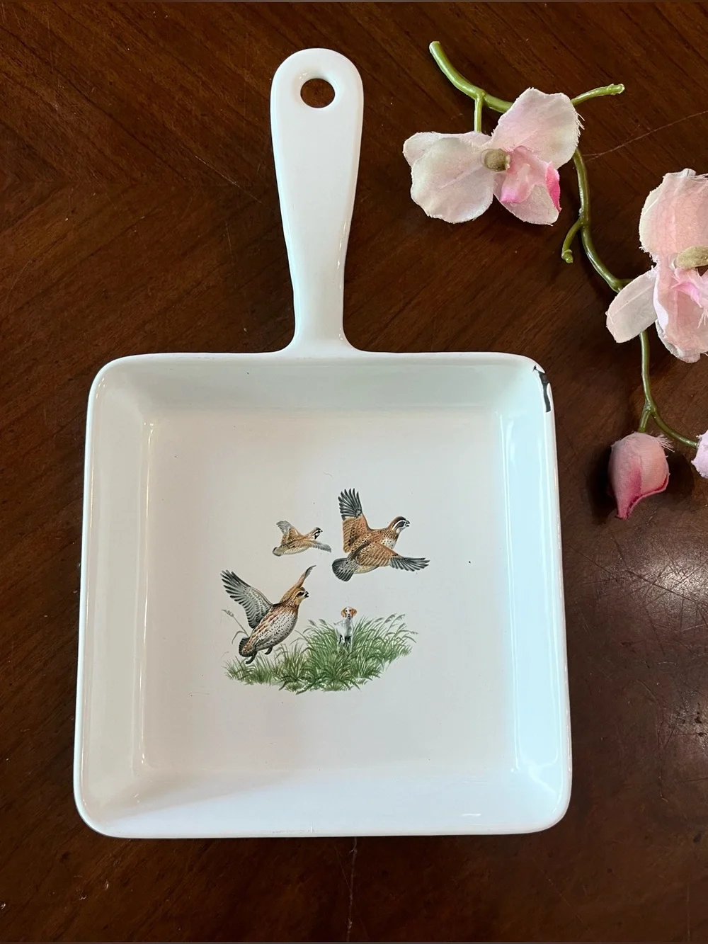 Set of 2 Vintage Prizer-Ware Enameled Cast Iron Square Egg -Model 55 1690